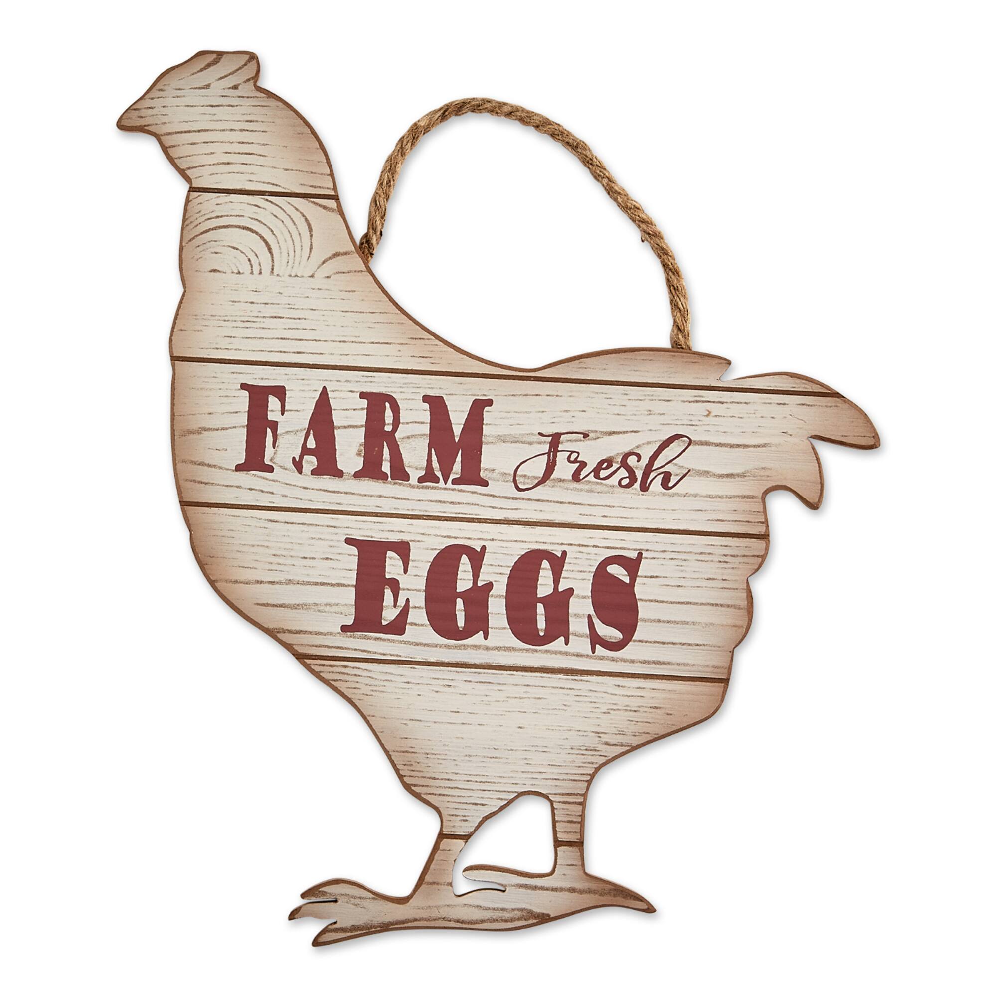 Chicken and Pig Farmhouse Signs Set